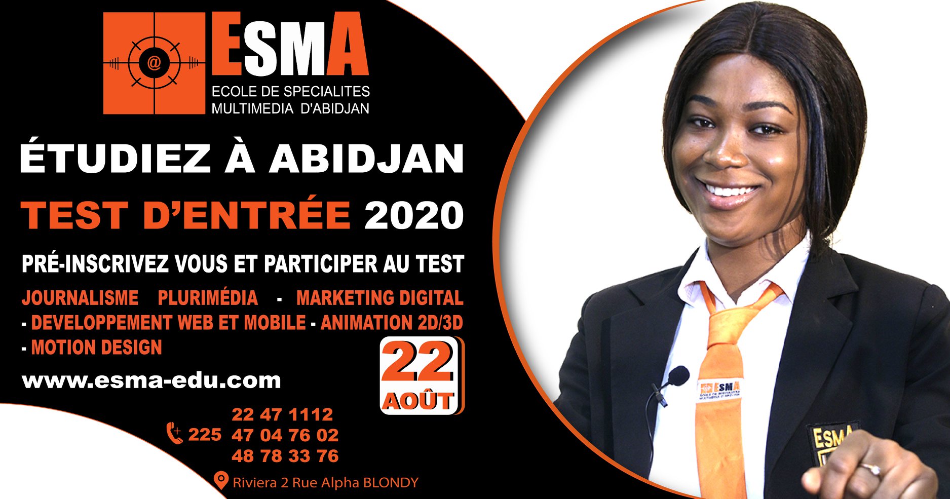 TEST D'ENTREE 2020-2021